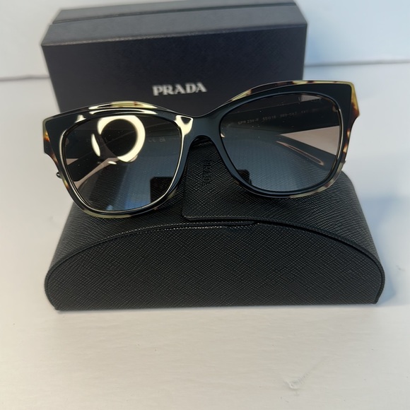 New - Prada Sunglasses Prada PR 23 XSF Black/Havana Media - Picture 12 of 14